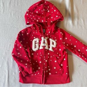GAP Kids Red Star Hoodie